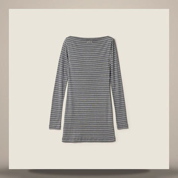 Miu Miu Striped Jersey Mini Dress 158796305 [P]