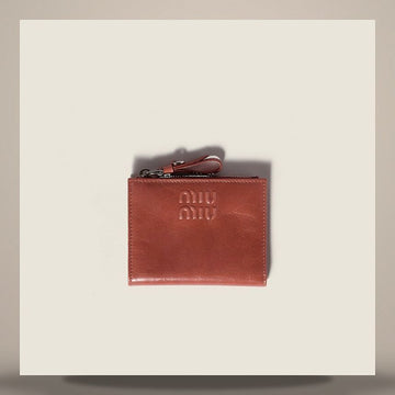 MIU MIU レザー折り財布 158798046 [P]