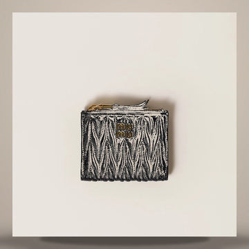 Miu Miu Small Matelassé Napa Leather Wallet 158798058 [P]