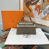 HERMES Mini Kelly Absence Étoupe Silber H071302CK18 G-Stempel 158798875 [P]