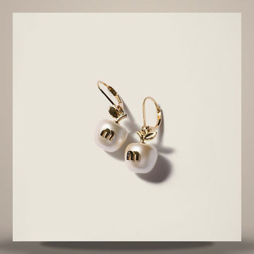 MIU MIU Hängendes Metall-Ohrschmuck 158799008 [P]