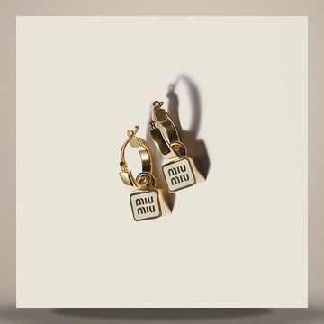 Miu Miu Metal Earrings 158799212 [P]