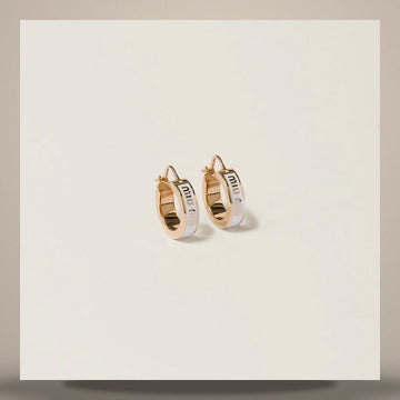 Miu Miu Enamel Metal Earrings 5IO103_2F6T_F0009 158799261 [P]