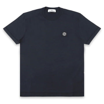 STONE ISLAND Stone Herren Logo Patch Rundhals T-Shirt (Navy) L1S15 2100027 S0013 V0020 150976210 [P]