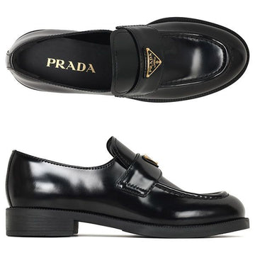 PRADA Schwarze gebrushte Loafer 26SS 1D329N 055 F0002 158800274 [P]