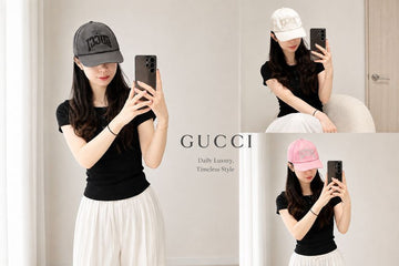 GUCCI Bestickte Baumwoll-Baseballmütze 817455 158800818 [P]