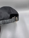 Gucci Monogram Logo Trimming Baseball Cap Black 158800828 [P]