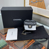 CHANEL Herz-Anhänger Mini Tasche Schwarz mit Gold AP4838 158803754 [P]