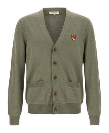Maison Kitsune Fox Head Merino Regular Cardigan 151059957 [P]