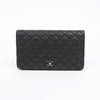 CHANEL Caviar CC Logo Long Wallet 158542318 [P]