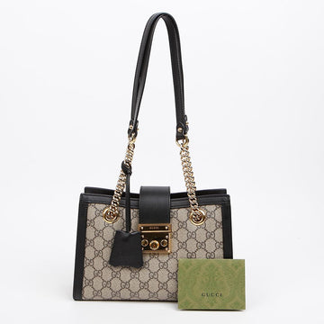 GUCCI Padlock Ketten Schultertasche Schwarz 158542468 [P]