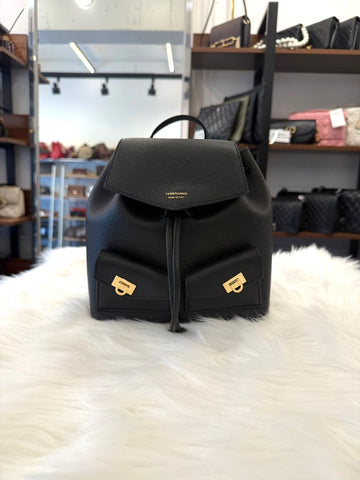 SALVATORE FERRAGAMO ミニバックパック ブラック(220941) 158807892 [P]