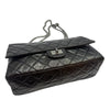 CHANEL Vintage Shiny Flap Chain Shoulder Bag Small Silver Hardware 158808008 [P]