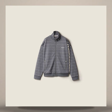 Miu Miu Striped Cotton Fleece Jacket 158808874 [P]