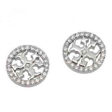 Tory Burch Crystal Logo Circle Stud Earrings 53422 042 151103237 [P]