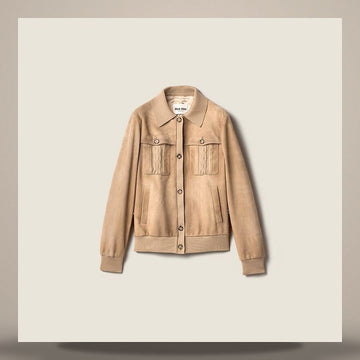 Miu Miu Waxed Suede Bomber Jacket MPW052_19QL_F0120_S_OOO 158809229 [P]