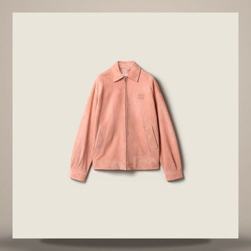 Miu Miu Waxed Suede Bomber Jacket MPW054_19QL_F0615_S_OOO 158809263 [P]