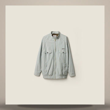 MIU MIU Karo Technisches Stoff Blouson Jacket ML1518_196E_F073K_S_OOO 158809432 [P]