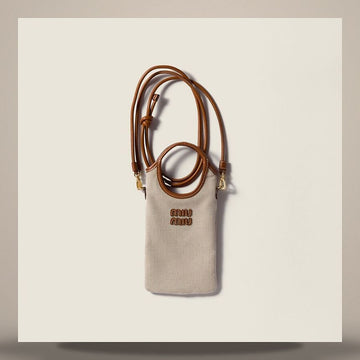Miu Miu Canvas Smartphone Case 158813247 [P]