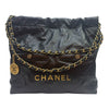 CHANEL 2-Taschen Small CC Logo Schwarz Gold AS3260 B17724 158813296 [P]