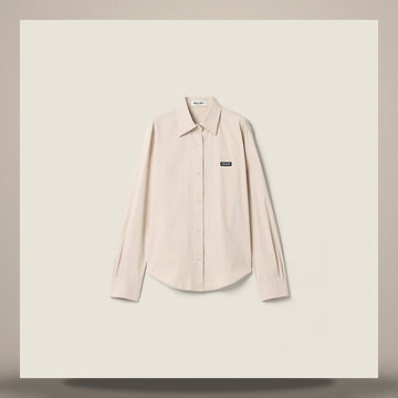 Miu Miu Stretch Poplin Shirt MK2061_6472_F0A08_S_OOO 158813335 [P]