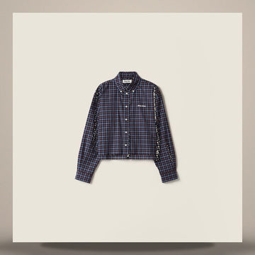MIU MIU チェックシャツ 158813355 [P]