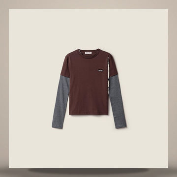 Miu Miu Jersey T-shirt 158813356 [P]