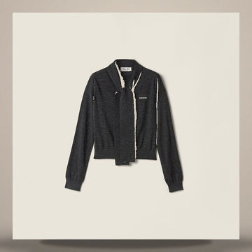 MIU MIU ウールカーディガン 158813373 [P]