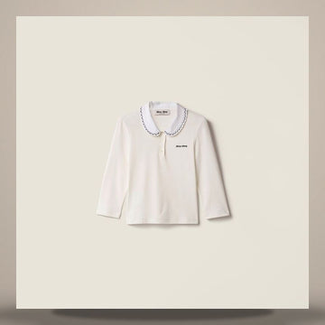 Miu Miu Ribbed Knit Top 158813385 [P]