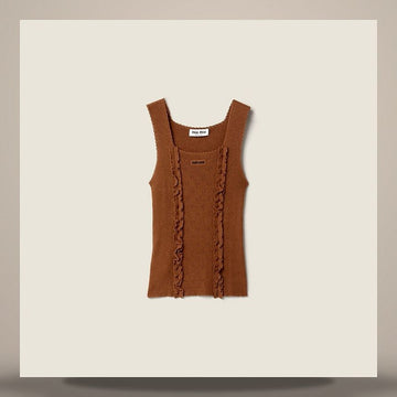 Miu Miu Cashmere and Silk Top 158813409 [P]