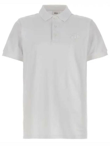 BALLY Logo-Stickerei Polo Kurzarm T-Shirt MJE03ICO228 U001 133027866 [P]