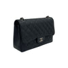 CHANEL キャビア クラシック ラージ (ジャンボ) シルバーチェーン ショルダーバッグ A58600 158813733 [P]