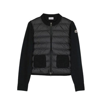 MONCLER Damen Padded Woll-Cardigan Schwarz 9B00036 M1131 999 147640896 [P]