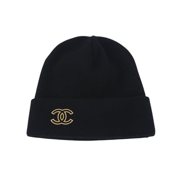 CHANEL Gold Outline CC Cashmere Knit Beanie 37579Y-4 158813880 [P]