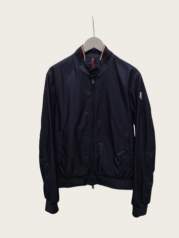 MONCLER Navy Neck Lettering Windbreaker Jacket 158814088 [P]