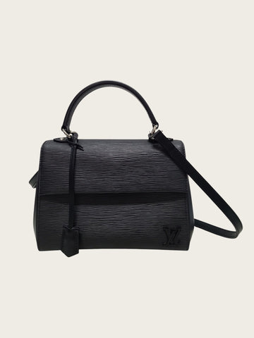 LOUIS VUITTON Schwarzes Epi-Leder Cluny BB 158814149 [P]