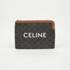 Celine Triop Small Canvas Lambskin Pouch 158639435 [P]