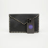 Valentino Cap Leather Rockstud Envelope Clutch Black 158643560 [P]