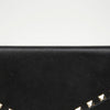 Valentino Cap Leather Rockstud Envelope Clutch Black 158643560 [P]