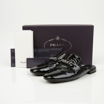 PRADA 1D530L Kettenmule Loafer 158672848 [P]