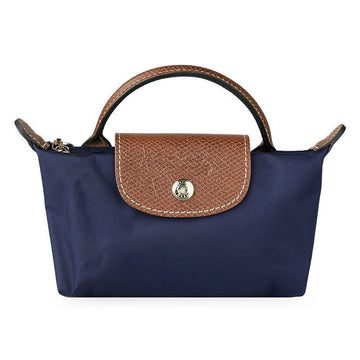 Longchamp Women Le Pliage Original Handle Pouch (Navy) 34175089 P68 158758514 [P]