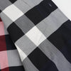 Burberry Check Poplin Stretch Cotton Shirt Navy 158542401 [P]