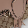 GUCCI Jacquard-Leinwand mit Lederbesatz Emily Ketten-Schultertasche Rosa 158542743 [P]