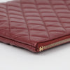 CHANEL CC クラシック キャビア ミディアム クラッチ レッド ゴールド金具 A82545 158672867 [P]