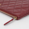 CHANEL CC クラシック キャビア ミディアム クラッチ レッド ゴールド金具 A82545 158672867 [P]