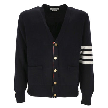 THOM BROWNE Kardigan mit Milano-Stich in Navy MKC171A 00219 415 126232566 [P]
