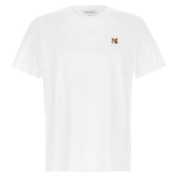 MAISON KITSUNE Fox Head T-Shirt Weiß LM00104KJ0008 P100 110883720 [P]