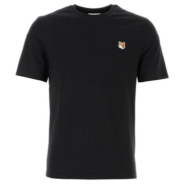 MAISON KITSUNE Foxkopf T-Shirt Schwarz LM00104KJ0008 P199 110883718 [P]