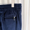 CELINE Velours Trainingshose Navy (S-Güte/XL) 158845063 [P]
