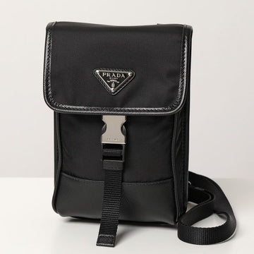 PRADA リナイロン サピアーノ レザー スマートフォンケース (2ZH109 2DMH F0002) 102694326 [P]